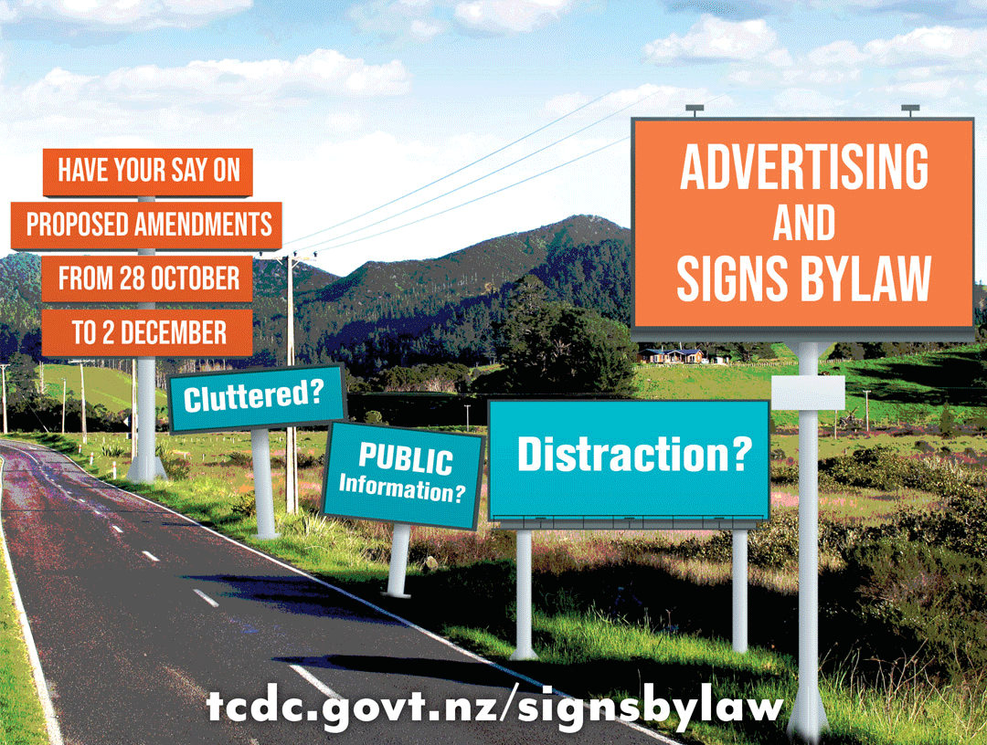 Advertising and Signs Bylaw Consultation | TCDC