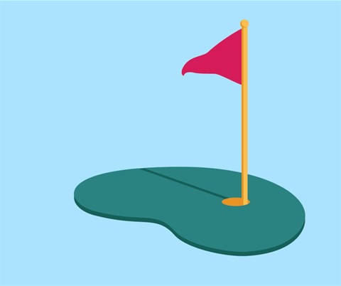 golf flag