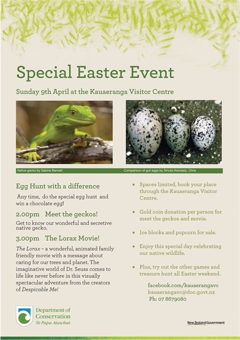 Kauaeranga Visitor Centre - Easter event.jpg